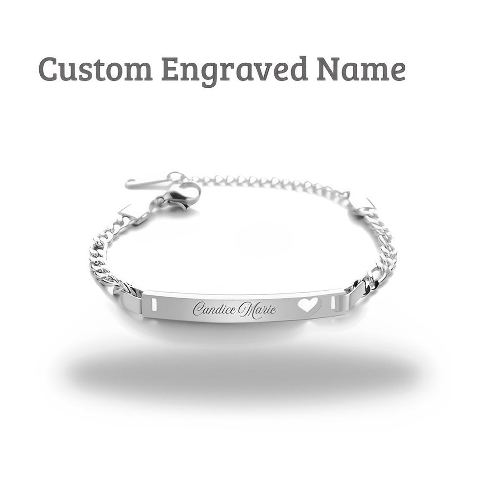 Linx Cuban Linx Custom Engraved Name Bracelet